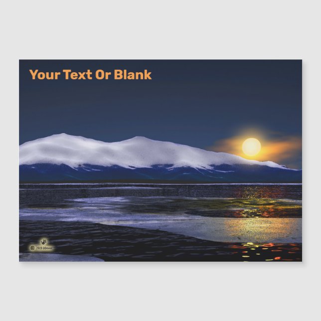 Coucher Du Soleil Sur La Glace (Devant)