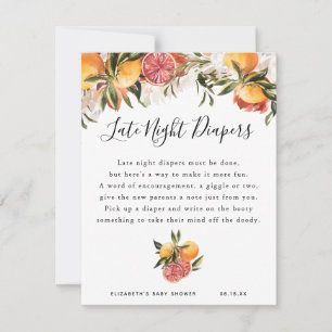 Couches de nuit tardive   Jeu de Baby Shower