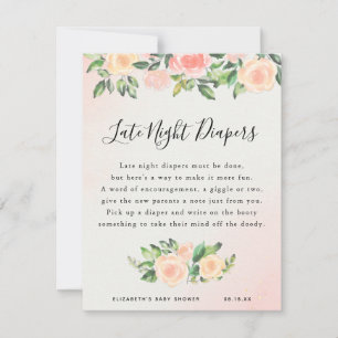 Couches de nuit tardive   Jeu de Baby Shower