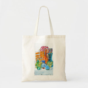 Couches du sac fourre-tout en verre