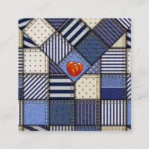 Coudre Carte de visite de courtepointe Seamstress