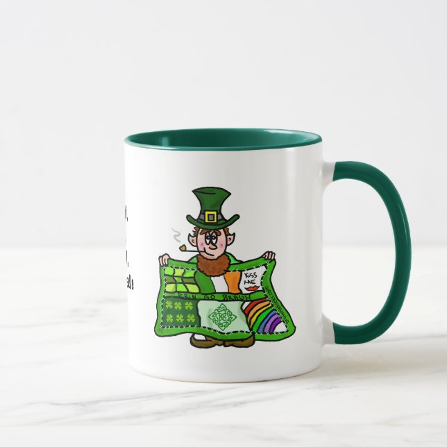 Couette Irlandaise & Mug Leprechaun Avec Bénédicti (Droite)
