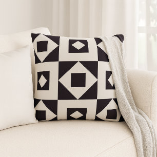 Couette minimaliste Noir et blanc Coussin