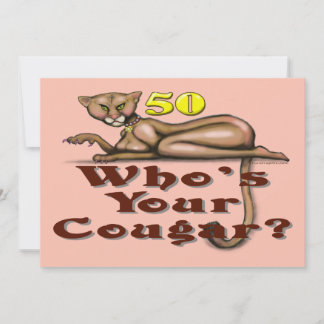 Cougar à 50 Invitation