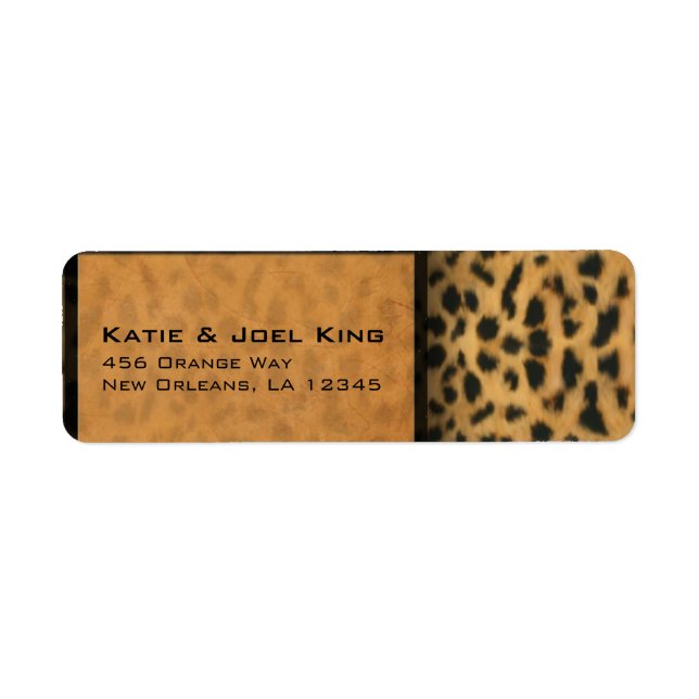 Cougar designer étiquettes (Devant)