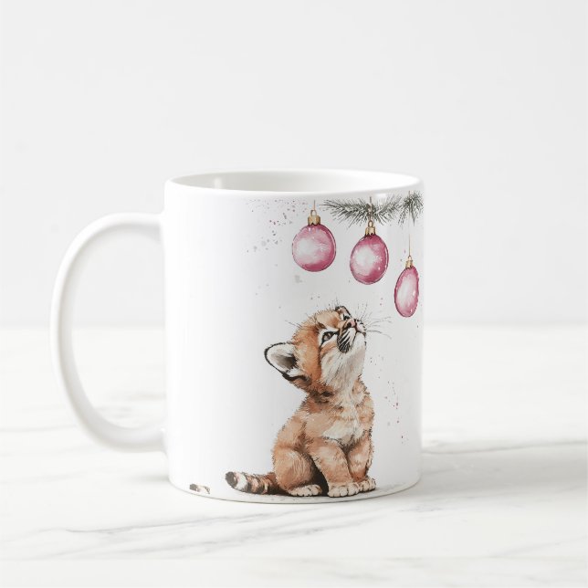 Cougar mugs 11oz matte ceramic mug (Gauche)