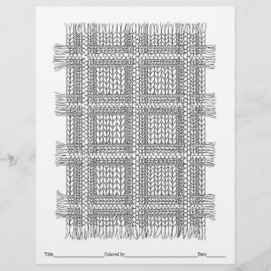 COULER VOTRE PROPRE Page de coloriage en plaid