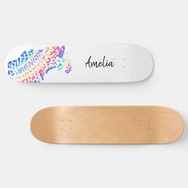 Couleur Arc en ciel Jaguar Skateboard (Horz)