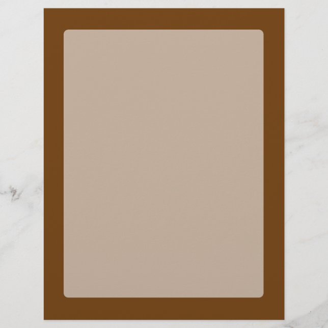 Couleur Arrière - plan Brown que vous pouvez Custo (Devant)