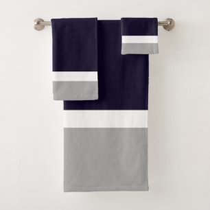 Couleur bleu foncé gris bloqué Plush