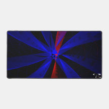 Couleur bleuet Abstrait Géométrique Pad Mat