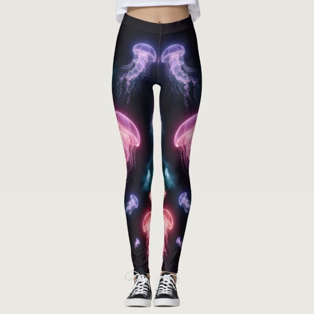 Couleur brillante Leggings Marine Life (Devant)