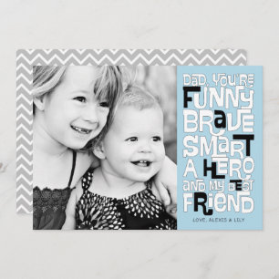 Couleur dans la carte de Fête des pères papa