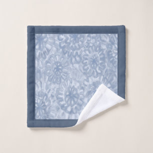 Couleur d'aquarelle bleu Parfait Matché Fleurs Aff