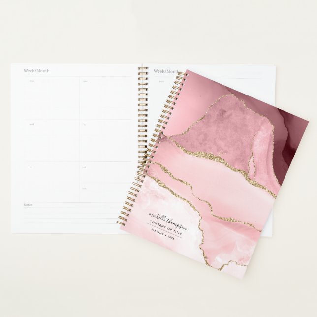 Couleur d'aquarelle rose pâle et Parties scintilla (Devant avec enveloppe)