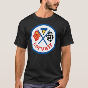 Couleur de patch Vintage Corvair sur T-Shirt foncé