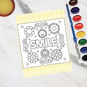 Couleur de sourire Cartes d'activité inspirantes