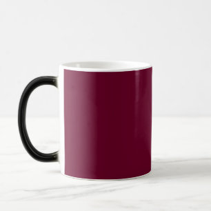 Couleur de tendance - Bourgogne foncée - Mug de mo