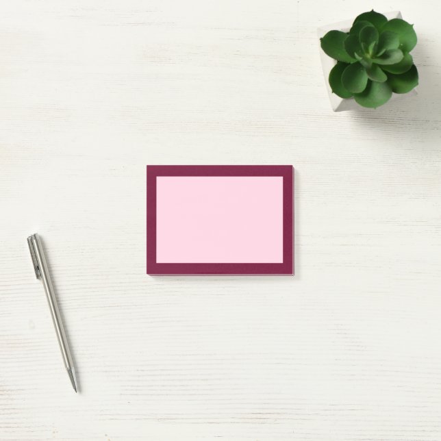 Couleur de tendance - Burgundy foncée / Post-it ro (Bureau)