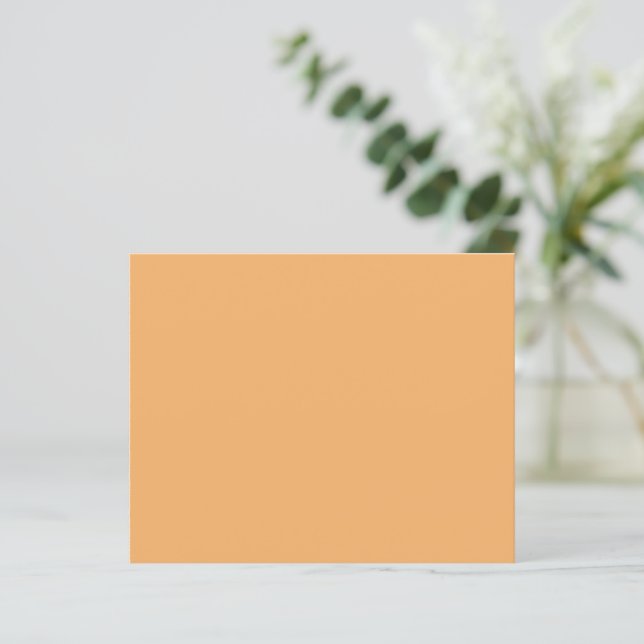 Couleur de tendance - Feuille de papier orange sou (Debout devant)