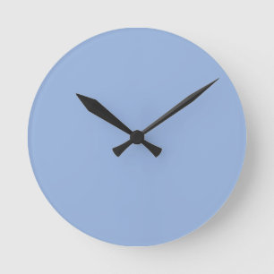 Couleur de tendance - Horloge ronde bleu poudre