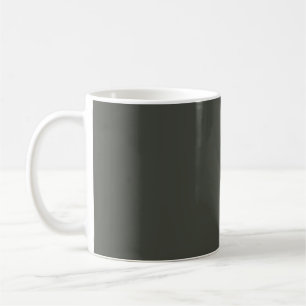 Couleur de tendance - Mug gris de forêt foncée