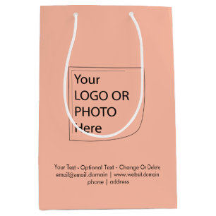 Couleur de tendance - Poche molle Moyenne Logo Sac