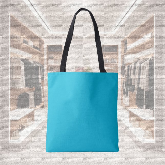 Couleur de tendance - Sac fourre-tout cyan vif (Créateur téléchargé)