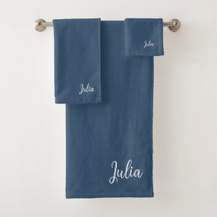 Couleur de tendance Sérieux Nom bleu Ensemble de s