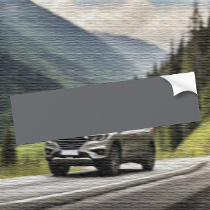 Couleur de tendance - Sticker de pare-chocs gris a