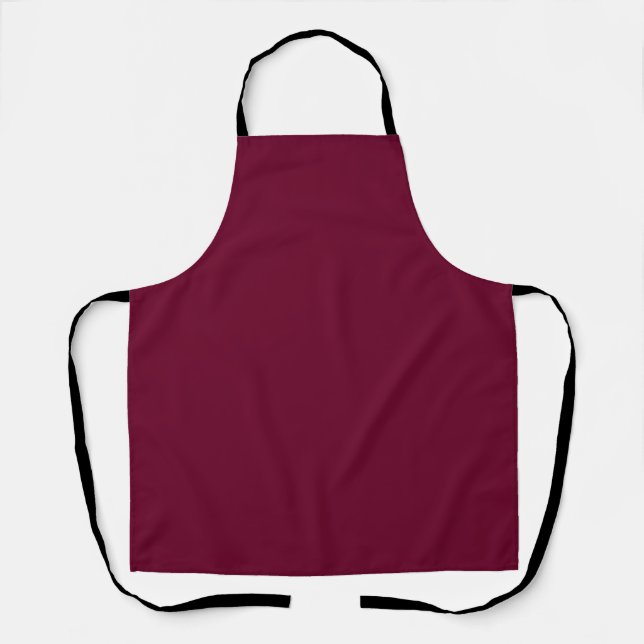 Couleur de tendance - Tablier Bourgogne foncé (Recto)