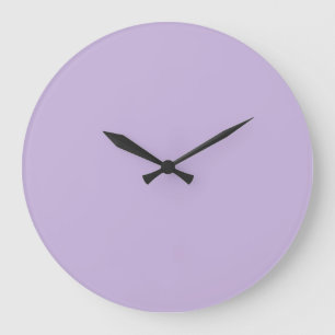 Couleur de tendance Violette douce Grande horloge