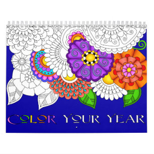 Couleur de votre année Calendrier personnalisé i