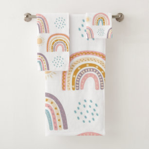 Couleur d'eau des serviettes de bain