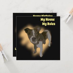 Couleur d'eau Fox Terrier, Carte d'anniversaire pl