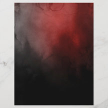 Couleur d'eau gothique rouge et noir - Page épée f