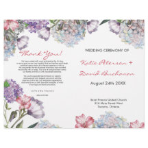 Couleur d'eau peinte à la main hydrangea mariage