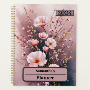 COULEUR D'EAU PINK BLOSSOMS PERSONNALISÉ PLANNER