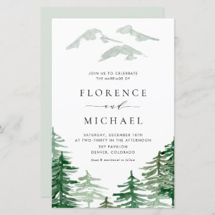 Couleur d'eau romantique Mariage de bois