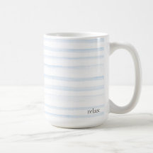 COULEUR D'EAU STRIPEE DÉTENTE mug