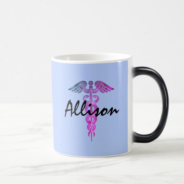 Couleur d'infirmière changeant la tasse magique (Droite)