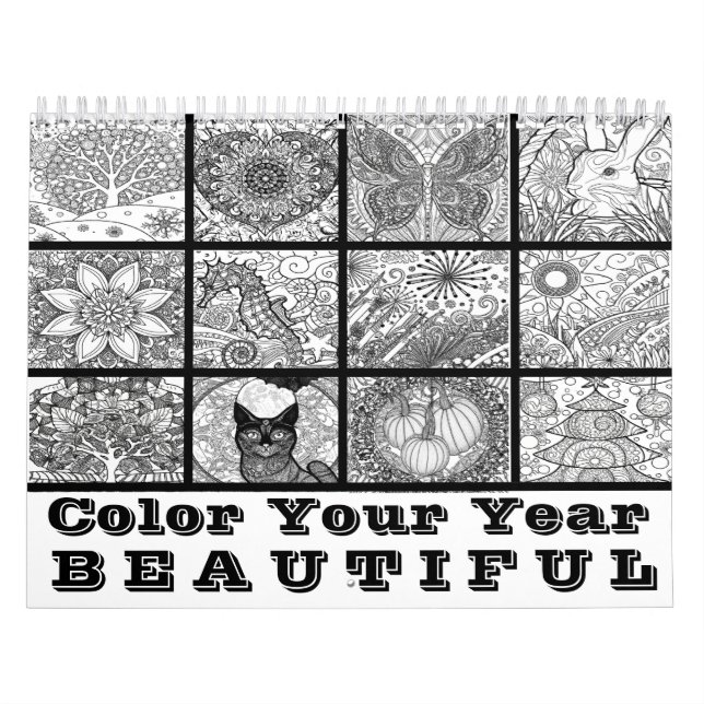 Couleur du calendrier Couleur de votre année (Protection)