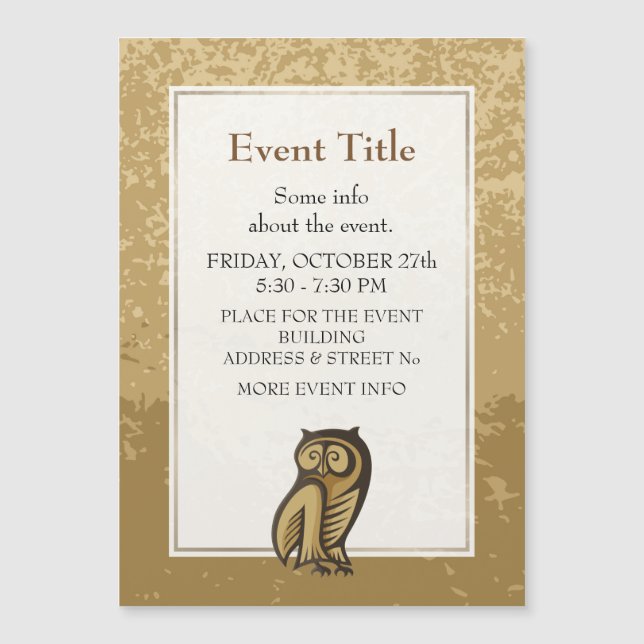 Couleur du symbole de hibou (Devant)