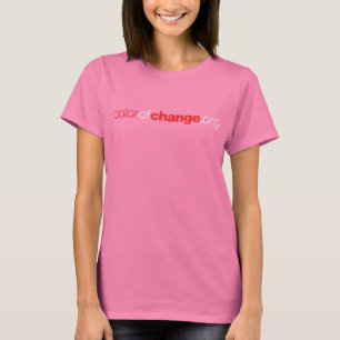 Couleur du T-shirt des femmes de changement
