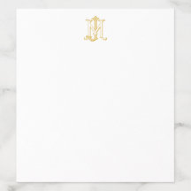 COULEUR ÉDITABLE MJ Monogramme JM Monogrammes