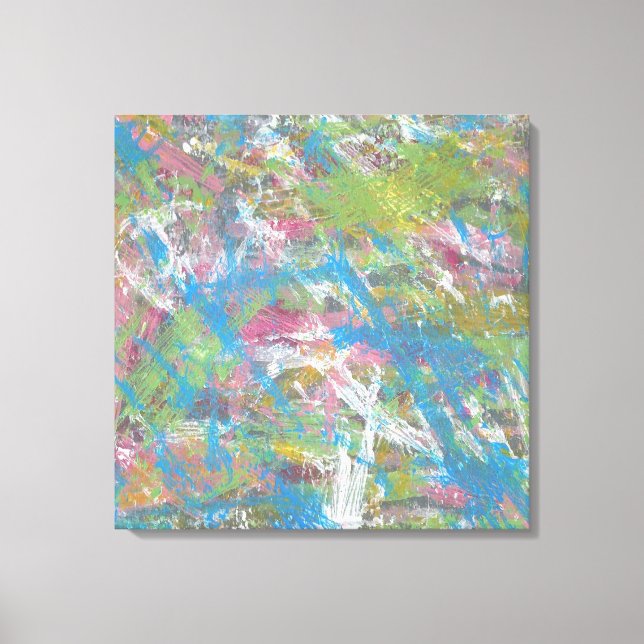Couleur et mouvement Art Abstrait Impression (Recto)