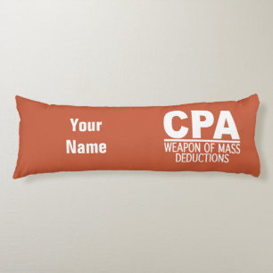 Couleur et nom personnalisés CPA coussin de corps