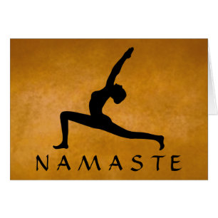 Couleur faite sur commande Namaste de silhouette
