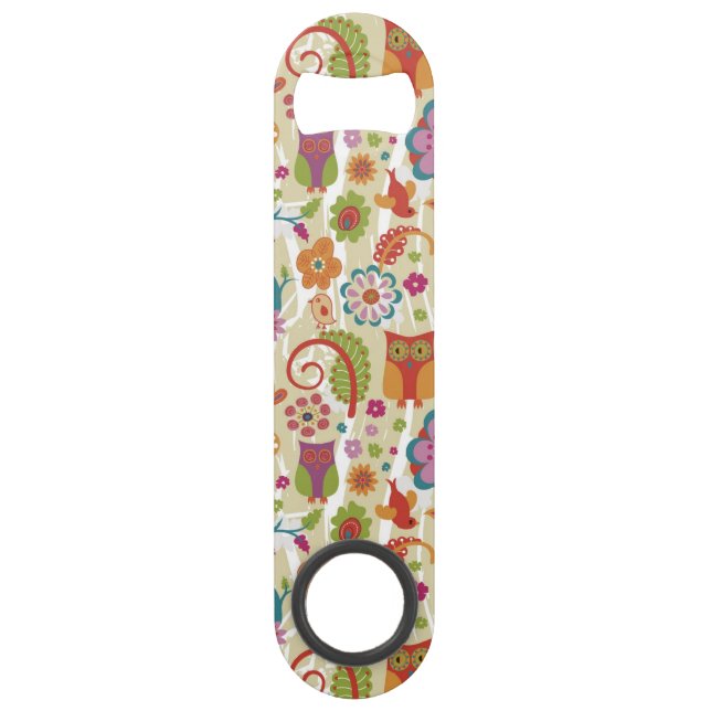 Couleur florale et hibou (Devant)