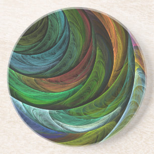 Couleur Gloire Art Abstrait Dessous de verre en gr